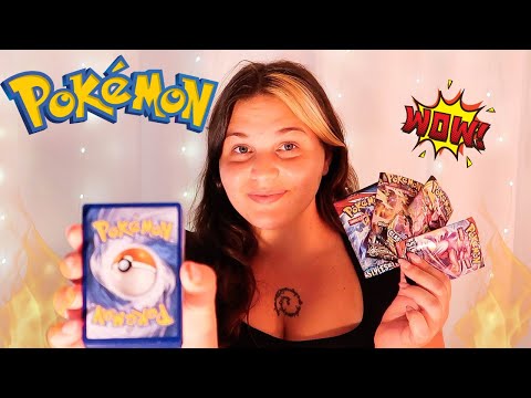 OUVERTURE BOOSTERS POKÉMON en ASMR 🥵😍 (ouhloulou)