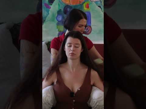 She fell asleep | Hair Brushing, Scalp Massage, Soul Touch Therapy