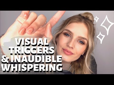 ASMR | Inaudible Whispering & Visual Triggers... Camera Poking, Plucking & Brushing