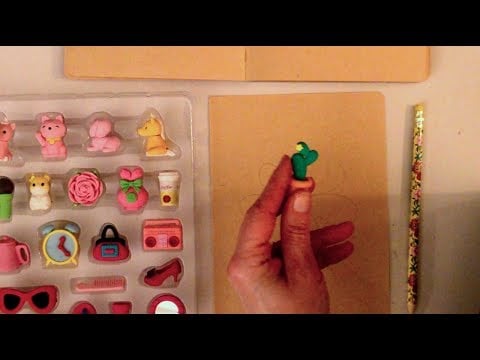 Asmr - Eraser Sounds - Show and Tell - Softly Spoken