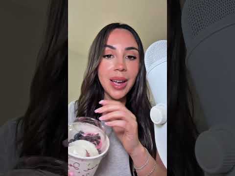 ASMR Birthday Goodie #yogurtland #mukbang #asmr