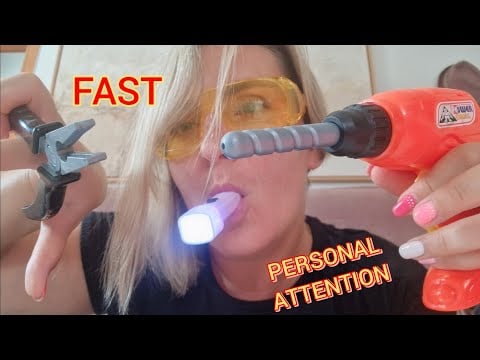 ASMR FAST AGGRESSIVE Personal Attention on Spanish