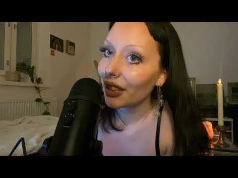 ASMR Suomi- personal attention, inaudible whispers, mic brushing ^v^