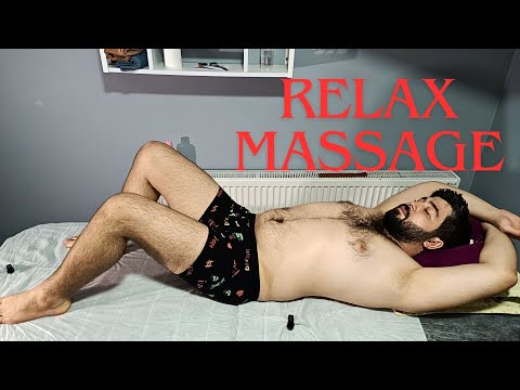 ASMR VERY RELAXING FULL BODY TURKISH MASSAGE THERAPY - CHEST,LEG,BACK,ARM,HEAD,ABDOMINAL MASSAGE