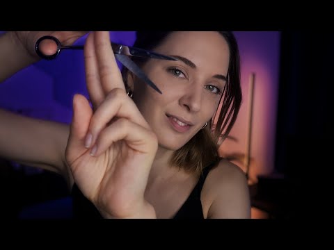 ASMR Haircut + Wash + Scissor Sounds | Relaxing Personal Attention Roleplay