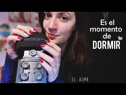 ♡ASMR español♡ ES EL MOMENTO DE DORMIR!❤ (sonidos cosquillosos)