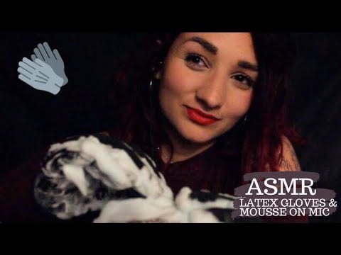 ASMR FRANÇAIS : LATEX GLOVES & MOUSSE SOUNDS 😍😴 (Whispers, Face Touching)
