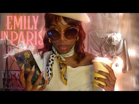 ASMR Celebrity Personal Assistant Pampers You⭐ Hair, Look, Gloss _Emily In Paris Inspired⭐