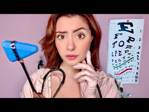 ASMR Cranial Nerve Exam EVERYTHING is Wrong ⚡ Doctor Roleplay, Eye, Hearing, Medical RP