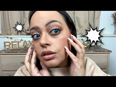 ASMR| My Face is PLASTIC! - ILLUSION TINGLES (tapping, scratching, foam sounds) Visual Triggers