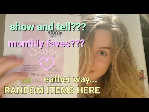 hi guys! show and tell asmr ramble