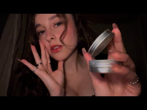ASMR clicky trigger words and lid sounds