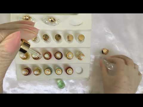 LATEX GLOVES  (S)✋  Creating  my own Parfum👄  Whisper💅  Long Pointy Nails 🎧  [[ASMR]]