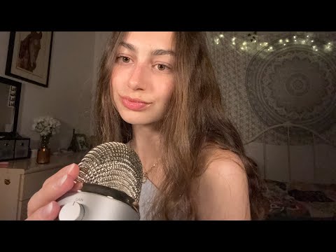 asmr mic rubbing and soft rambles for deep sleep