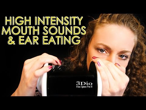 High Intensity Mouth Sounds & Ear Eating! Binaural ASMR