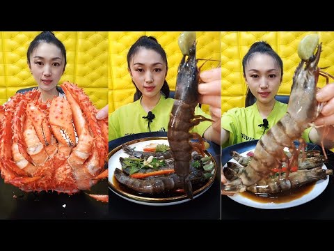🦐🎥 Weekend Seafood Mukbang Live  주말 해산물 실시간 먹방  週末のシーフードライブモッパン  周末海鲜直播吃播