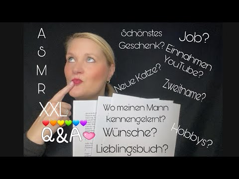 [ASMR] german  ⚠️ Entspannendes XXL Q&A Part I - Tingly Whispering • facts about me - get to know me