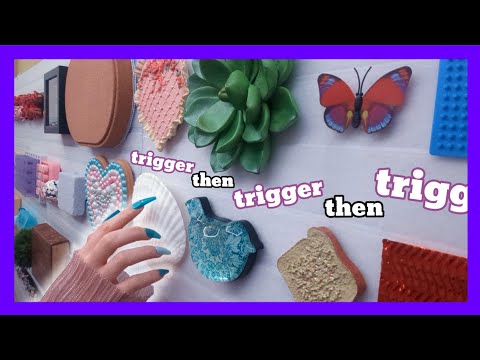 ASMR TRIGGER TRAIL ➡️➡️➡️ no talking, just a chain of LOFI sounds 💕