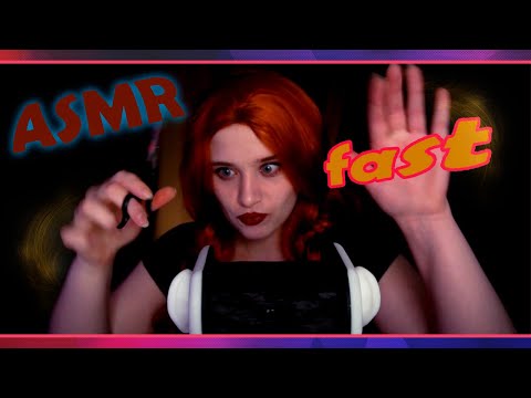 ♠• ИНТЕНСИВНЫЙ И БЫСТРЫЙ АСМР ⚡💤 | ASMR FAST AND INTENSIVE 🔥💣 | БЫСТРЫЙ ШЁПОТ | WHISPER •♠
