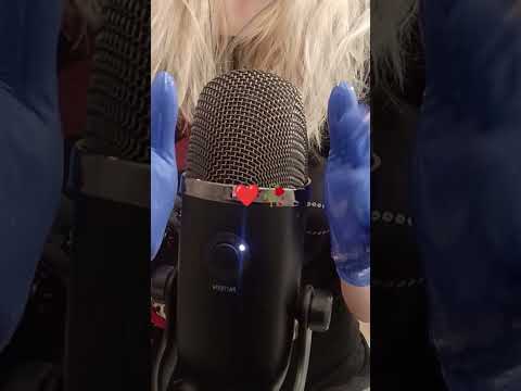 blue latex gloves #relax #sweet siesta#ASMR#gloves