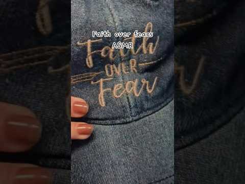 #asmr Faith Over Fears Baseball Cap