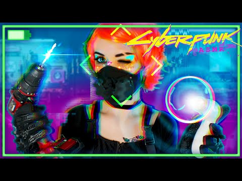Cyberpunk ASMR 🎵📡 Hearing Exam + Bios Upgrade 🤖Glitchy Robot Repair 3 (Accent)