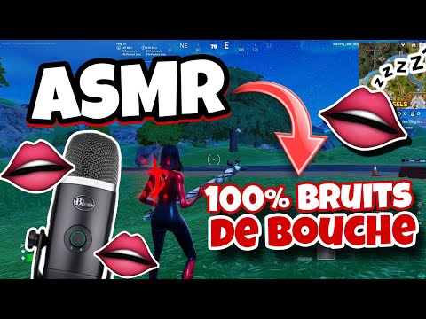 ASMR Français 100% BRUIT DE BOUCHE PUISSANT EN CLOSE UP POUR T'ENDORMIR TRES RAPIDEMENT👄😴 (FORTNITE)