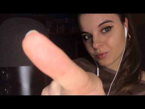 ASMR Tocando tu Carita ♡ 100% Visual, Inaudible y Mouth Sounds