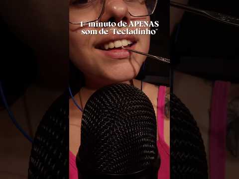 ASMR Agulha de Crochê (vulgo Tecladinho) 🧶 Você sabia que eu criei esse gatilho? 🤔 #asmr #asmrsounds