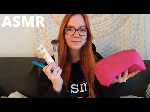 ASMR SUOMI 🤍 MEIKKIEN ESITTELY 🤍 Kuiskauksia • Naputtelua • Mic brushing