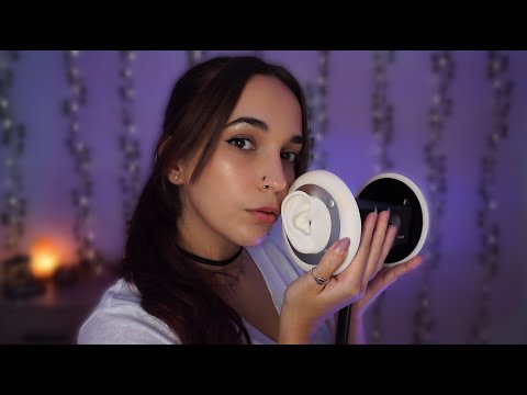 ASMR Suaves MURMULLOS y soplidos en tus OREJITAS | Gentle Ear Blowing