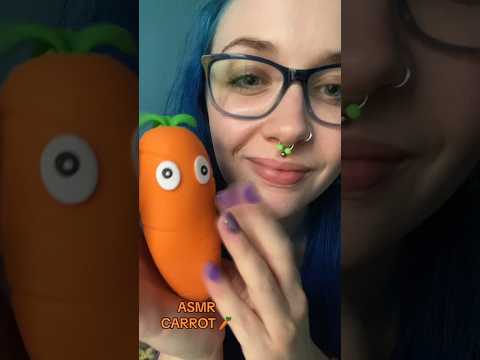 did you guess it?? name in comments🥕 #asmrsquishy #shorts #tapping #asmre