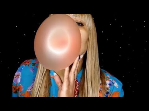 Could this be the Biggest Bubble? ASMR Blowing and Chewing Sounds