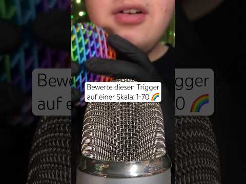 Bewerte diesen Trigger Skala: 1-70 🌈 #asmr #jonathanasmr #einschlafhilfe