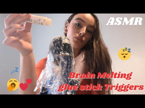 ASMR glue stick trigger / brain melting