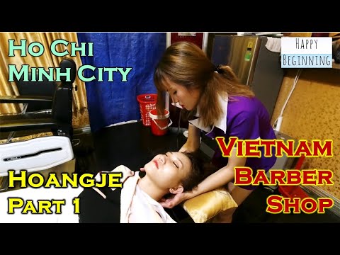 Vietnam Barber Shop HCM Purple - Hwangje (Ho Chi Mihn City, Vietnam) Part 1