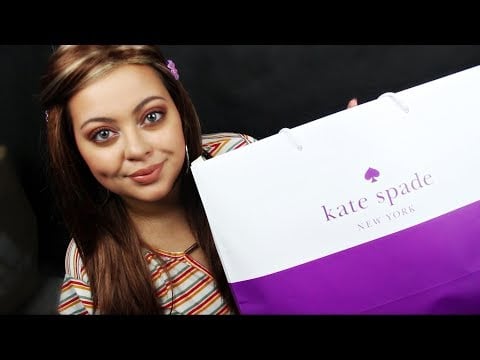 ASMR| Huge TINGLY Shopping Haul - Kate Spade, Adidas, Champion & more