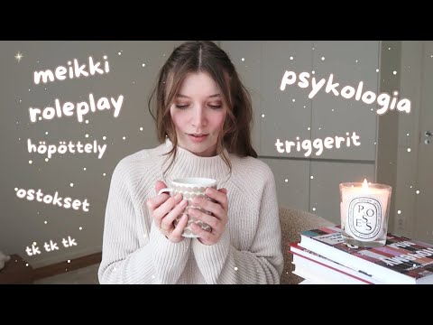 ASMR suomi 2h | höpöttely, meikki roleplay, joululahjaideat - kokoelma