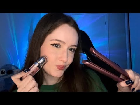 Asmr | Você veio se arrumar no melhor salão da cidade! 💅 (maquiagem + cabelo) *roleplay
