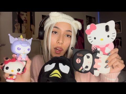 ASMR🤍SANRIO TRIGGERS (hello kitty, kuromi,…)