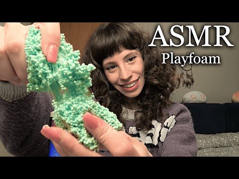 ASMR with Playfoam - Satisfying sticky sounds