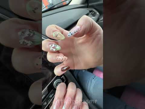 BACK TO STREAMING 🐸🎤 NAIL VLOG 💅🏻🩵 #asmr #nailart #nails #vlog #summer #cute