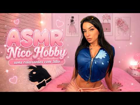 ASMR Nico Robin 🌸 Música Suave + Sons Relaxantes com 3Dio para Dormir 😴💗