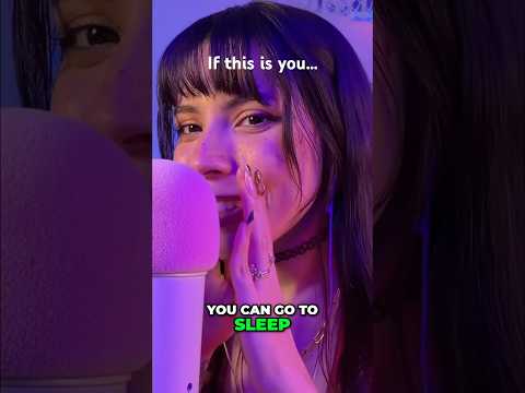 You can sleep if...
