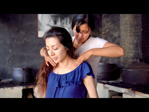 Relaxing Soft Spoken ASMR Massage & Spiritual Cleansing (Limpia) with whispering Sounds 音フェチ