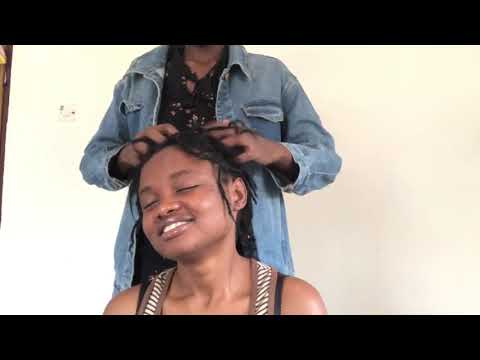 ASMR RELAXING SCALP SCRATCHING AND MASSAGE 
