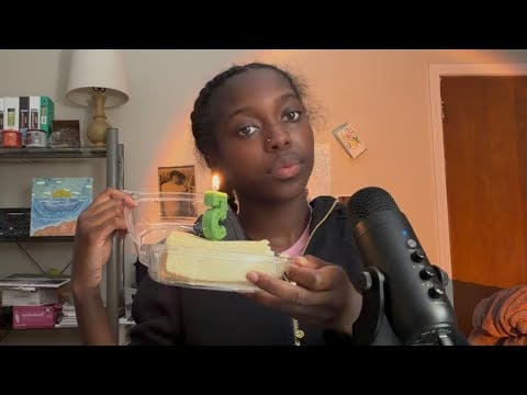 ASMR Eating Cheesecake 🍰 (500 Subscriber Special!)