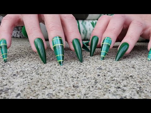 ASMR Aggressive Concrete Scratching | Long Nails | No Talking | Lo-fi