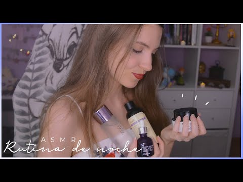 Roleplay | Cuidado facial/Rutina de noche🌙 | ASMR español ❤️