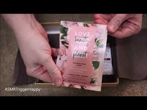 Unboxing Target Beauty Box #3 (ASMR) (Binaural)